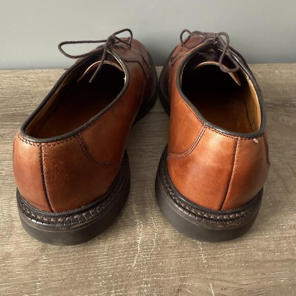 Allen Edmonds Ashton Shoes Mens 9.5 D Chili Brown Split Toe Derby Dress Leather main image 6